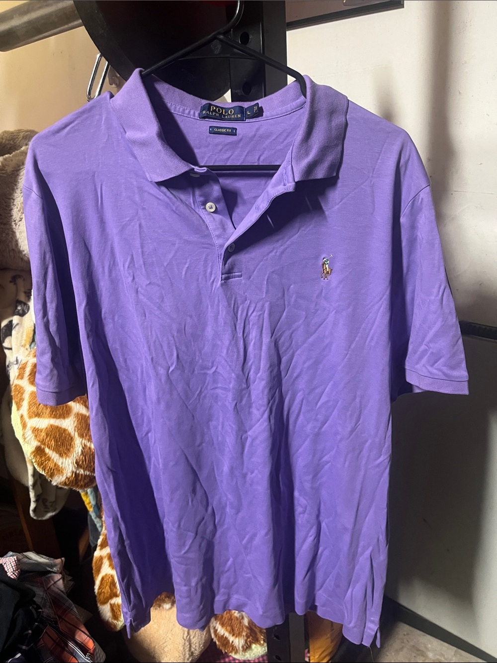 Polo by Ralph Lauren Lavender Short-Sleeve Polo Shirt